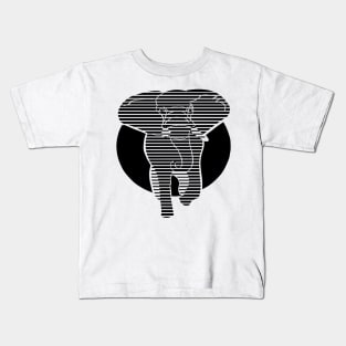 elephants art Kids T-Shirt